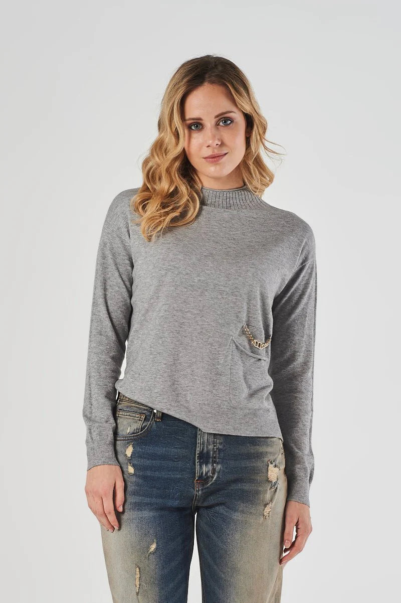 MAGLIA CON CATENA