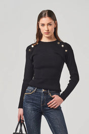 MAGLIA A COSTINE E BOTTONI