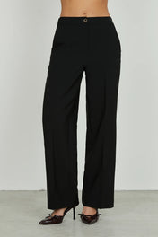 PANTALONE VITA ALTA CON ELASTICO