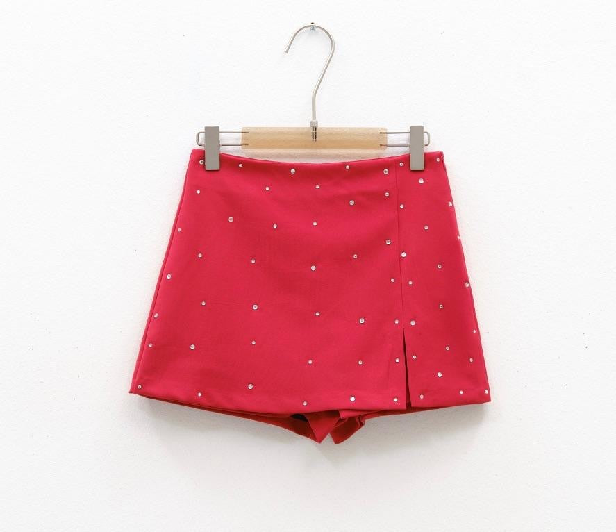 GONNA PANTALONE CON STRASS