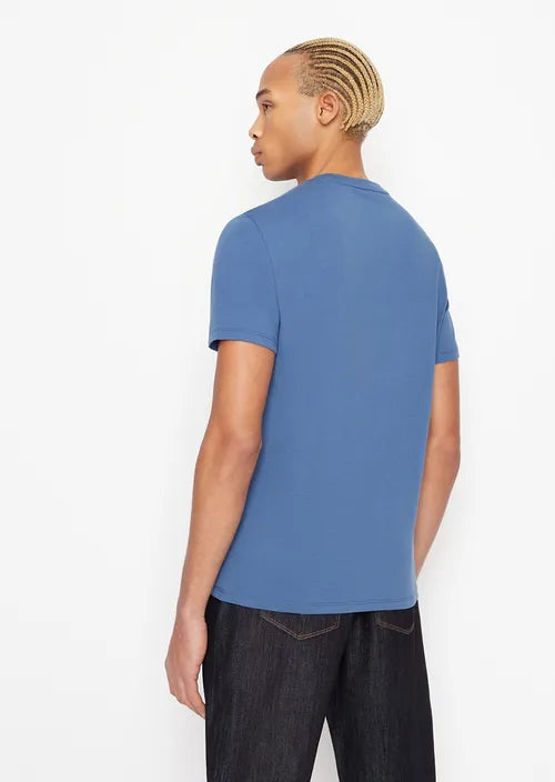 Tshirt girocollo in cotone pima