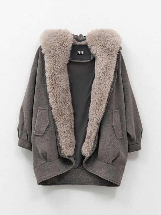 CAPPOTTINO CON ECOPELLICCIA