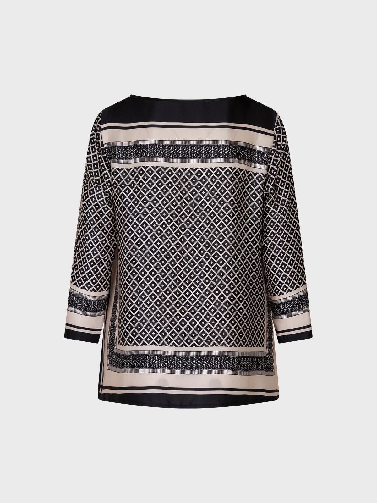 BLUSA STAMPA FOULARD