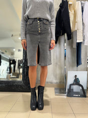 GONNA LONGUETTE IN DENIM