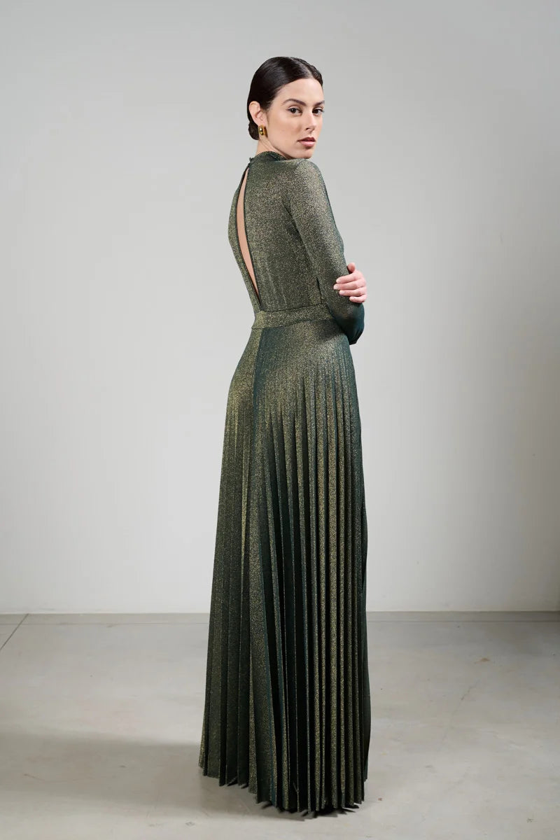 Tuta con pantalone plissè