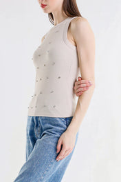 TOP CON STRASS