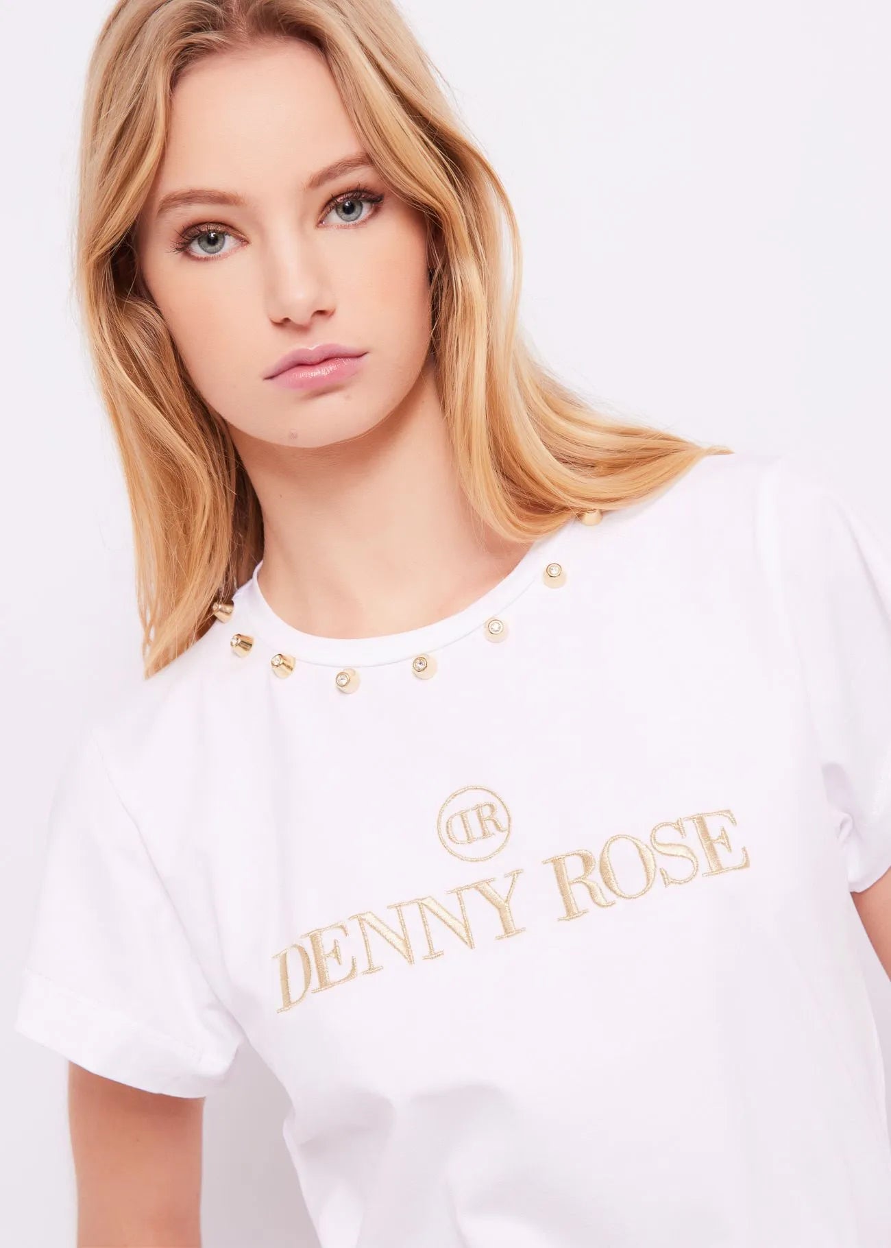 T-shirt con strass
