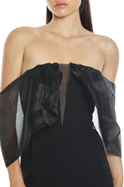 Tuta con scollo bardot