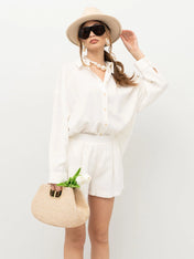 CAMICIA MISTO LINO