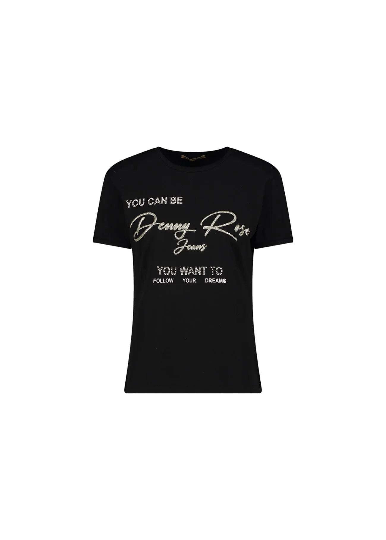 T-shirt con stampa laminata