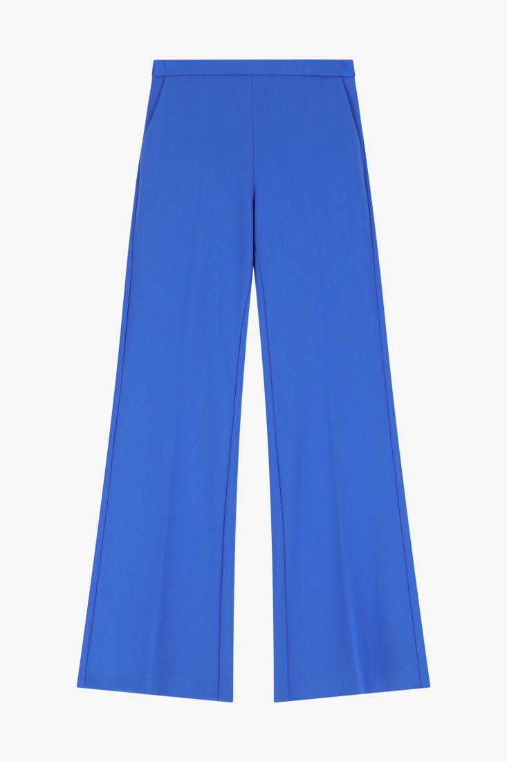 PANTALONE A ZAMPA INDACO