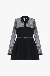 ABITO CON MANICHE TRASPARENTI