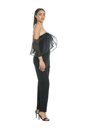 Tuta con scollo bardot