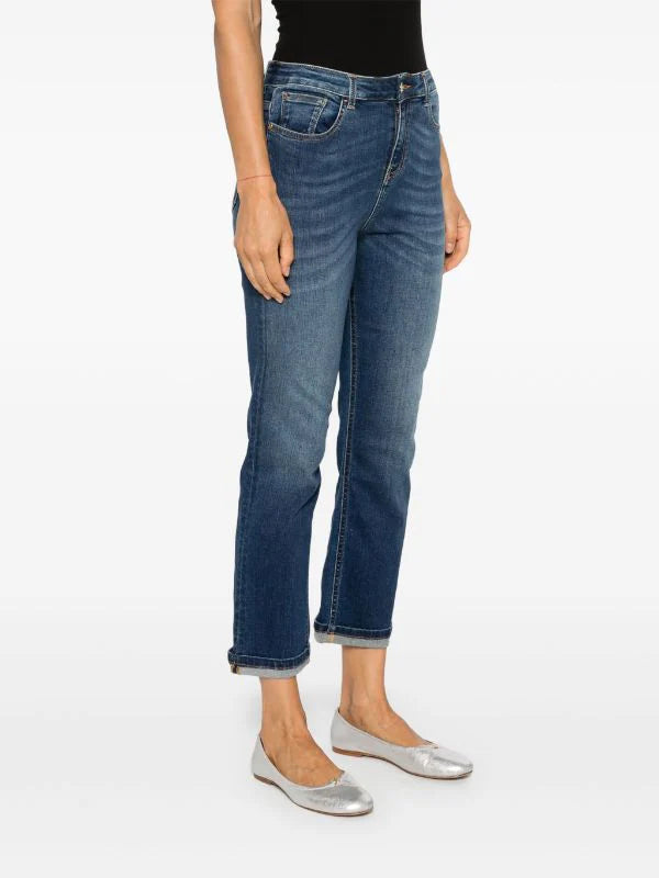 JEANS SKINNY CROP