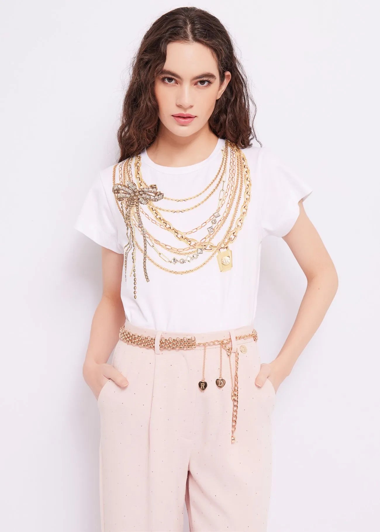 T-shirt con catene