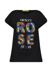 T-shirt con strass