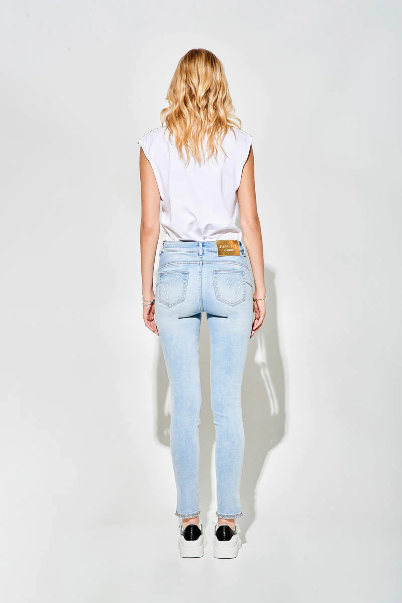 T-shirt con strass