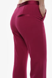 PANTALONE A ZAMPA MAGENTA