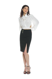 CAMICIA CON APERTURA SCHIENA