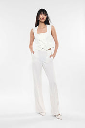 PANTALONE A ZAMPA LATTE