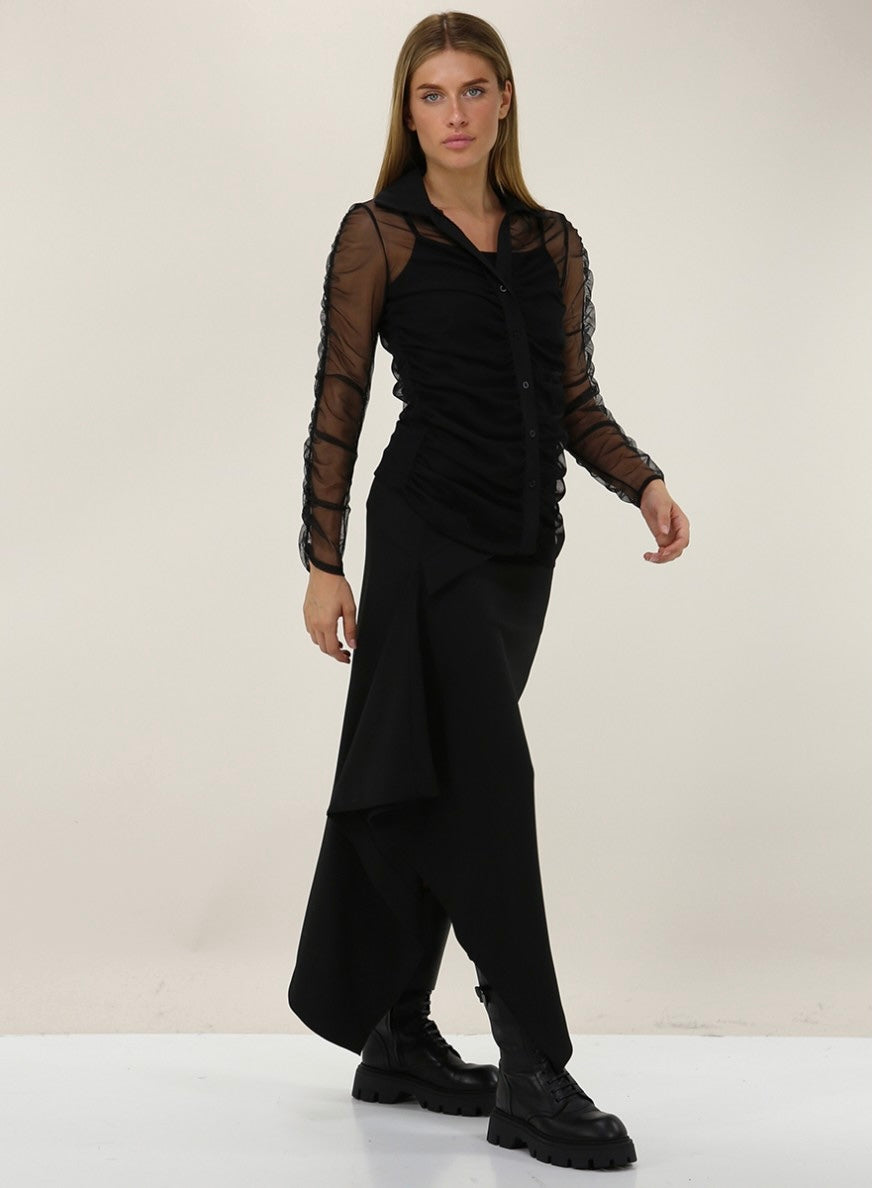 CAMICIA IN TULLE
