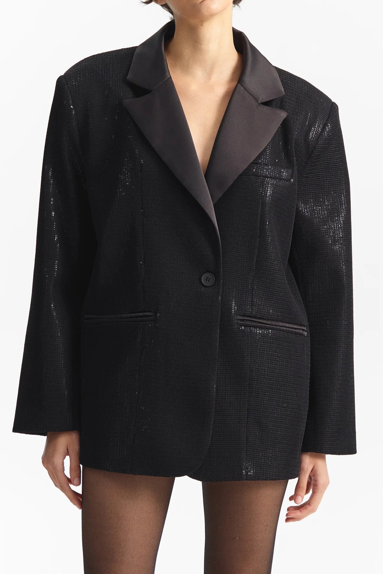 GIACCA OVER PAILLETTES