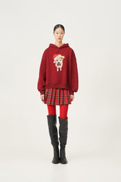 GONNA TARTAN PLISSE