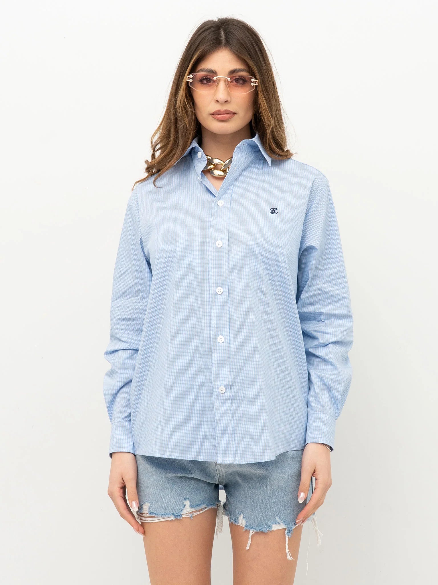 CAMICIA OVER A QUADRETTI