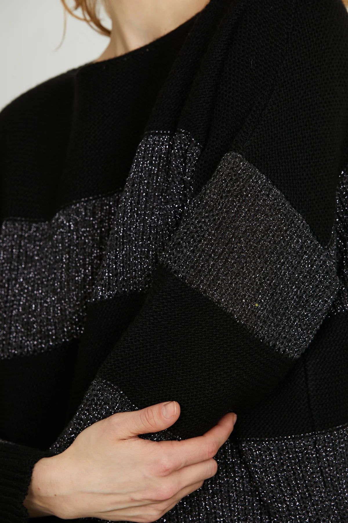 MAGLIA RIGHE CROPPED