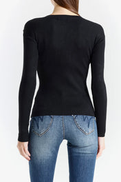 MAGLIA A COSTINE E BOTTONI