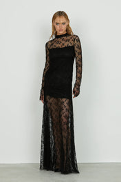 ABITO LUNGO IN PIZZO