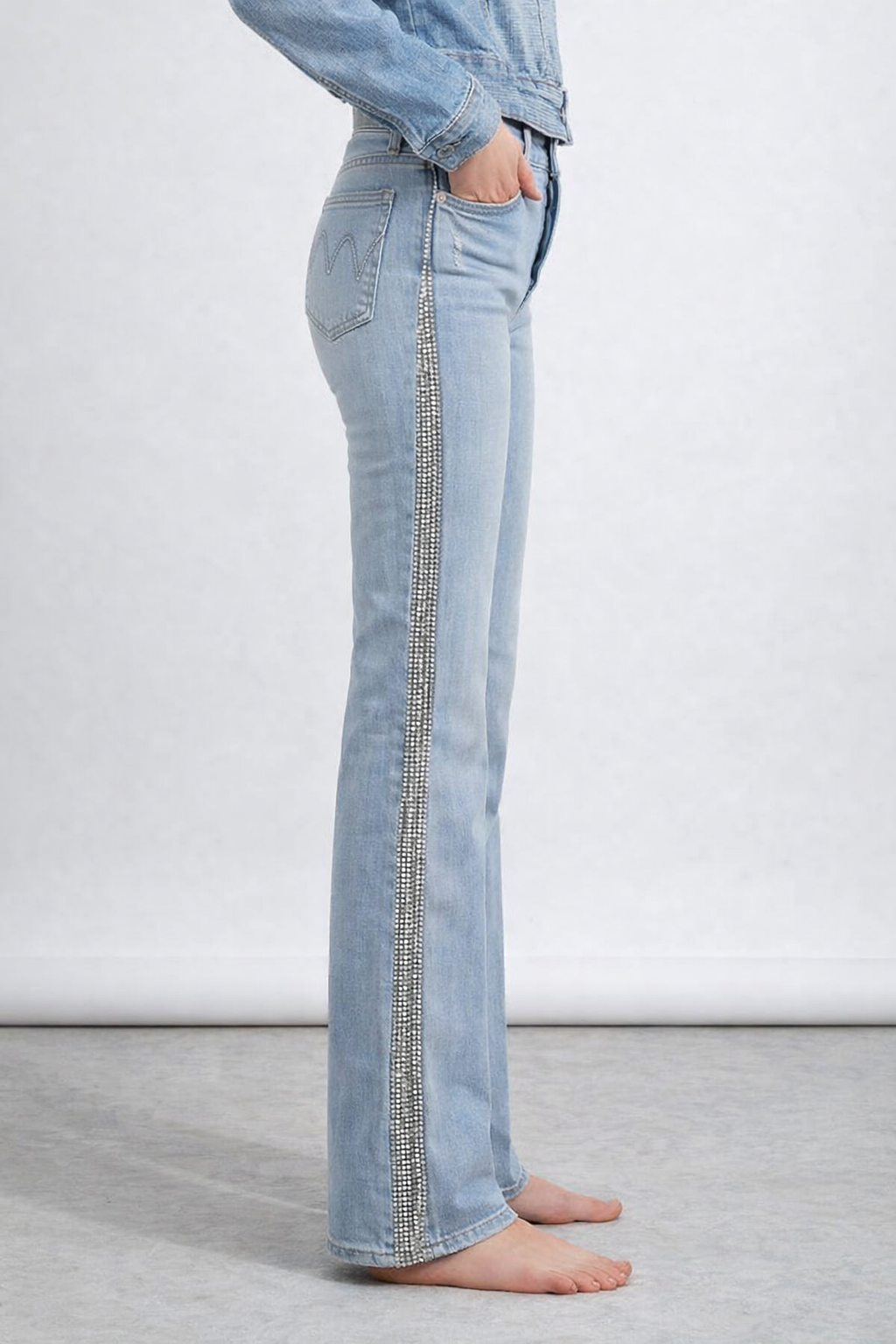 JEANS CON STRASS
