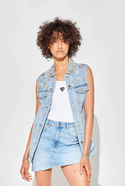Gilet in denim