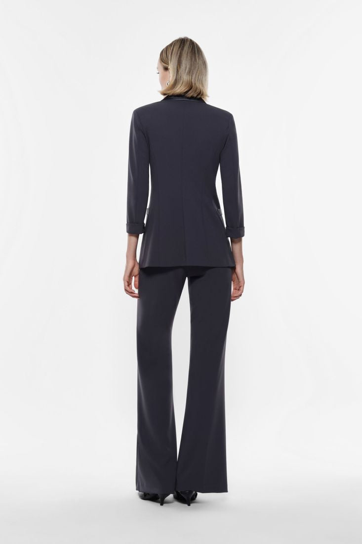 PANTALONE A ZAMPA PIOMBO