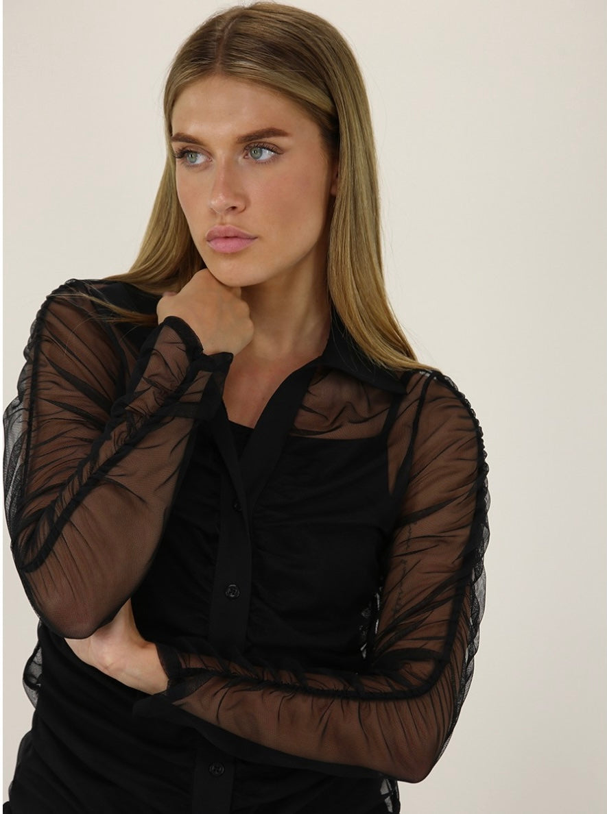 CAMICIA IN TULLE