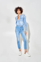 Camicia con applicazioni di strass