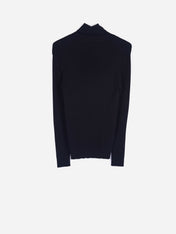 Maglia dolcevita a coste