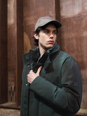 Parka imbottito verde
