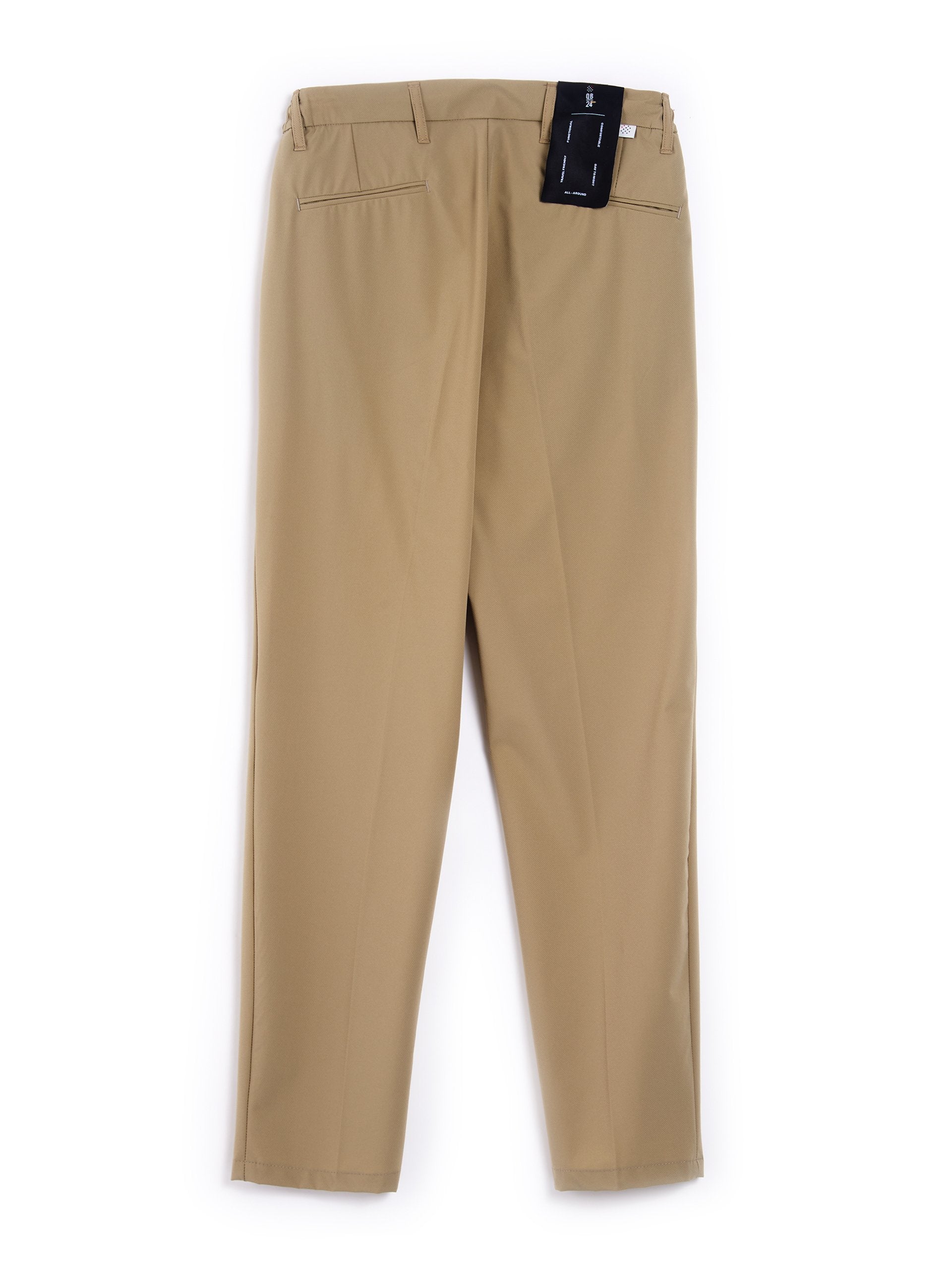PANTALONI CON COULISSE TESSUTO DIAGONALE
