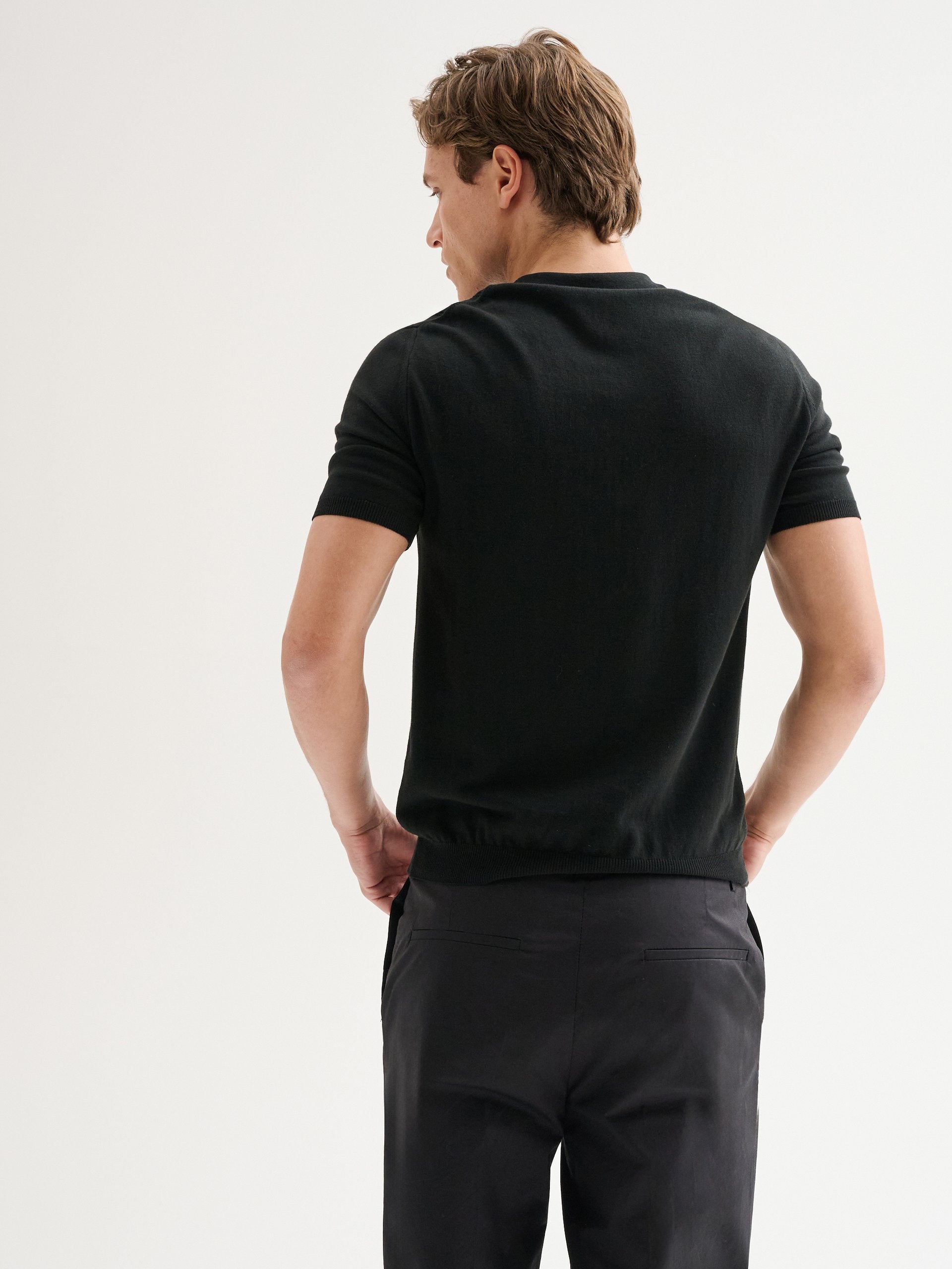 POLO IN MAGLIA CON LAVORAZIONE