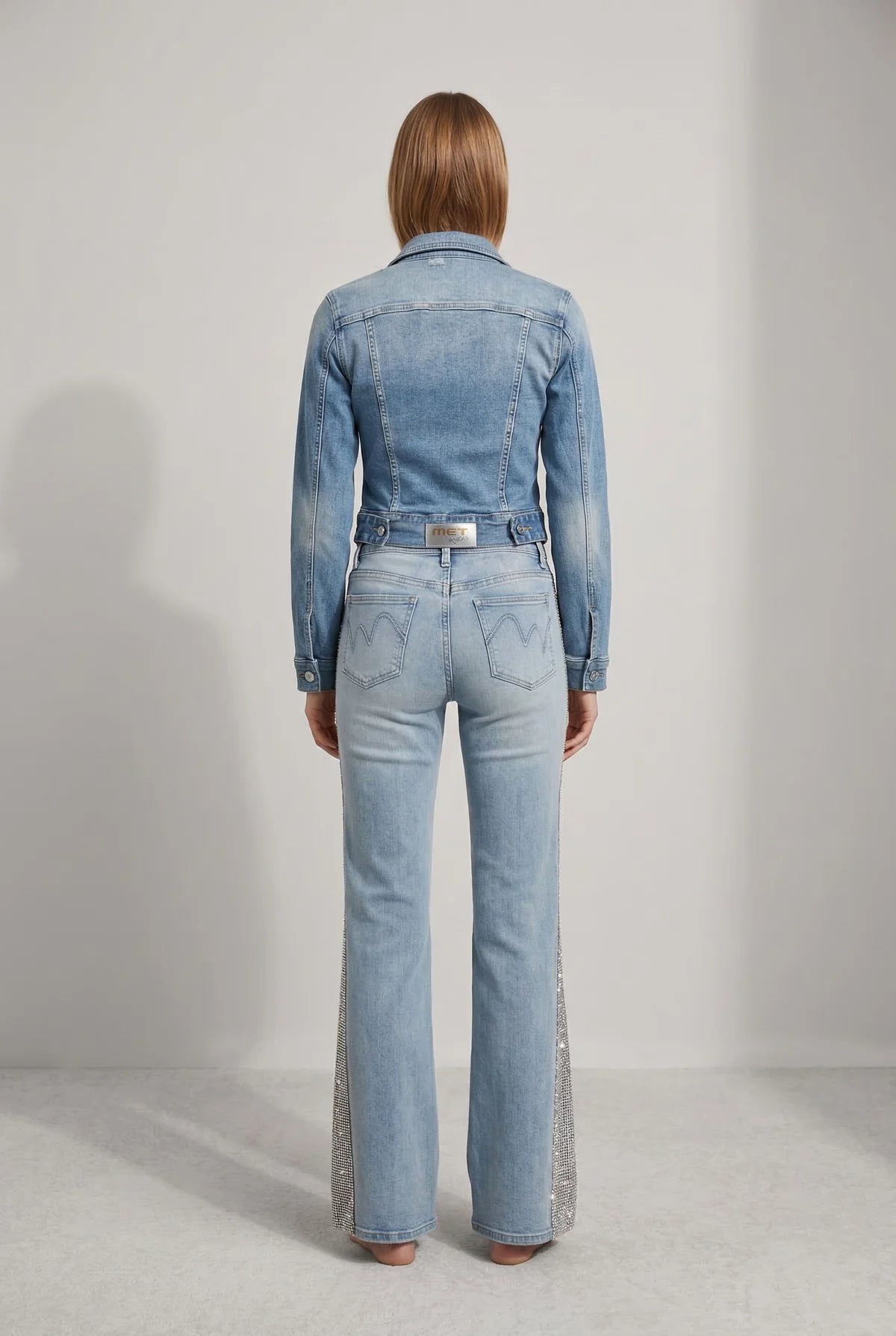 GIACCA IN DENIM CON STRASS