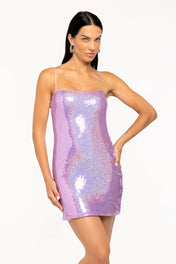 Abito corto pretty pailettes