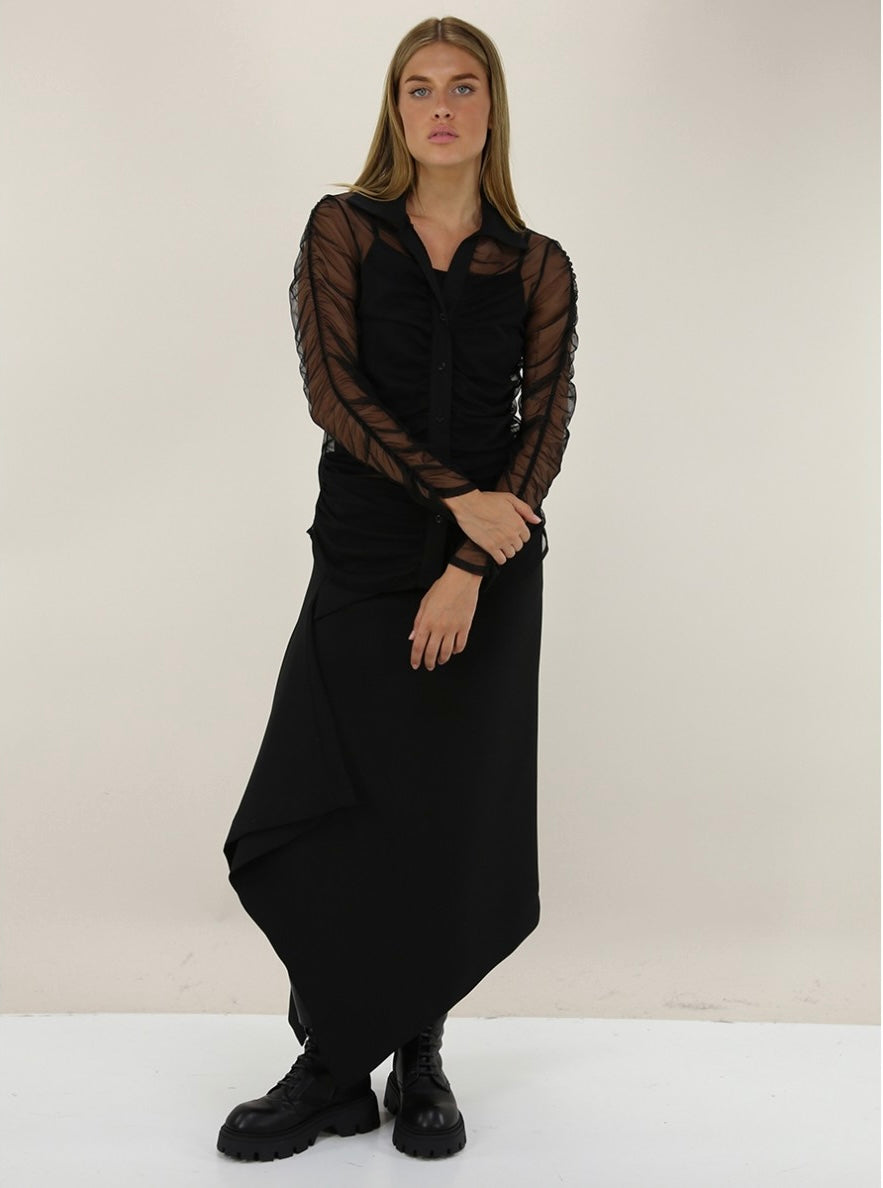 CAMICIA IN TULLE