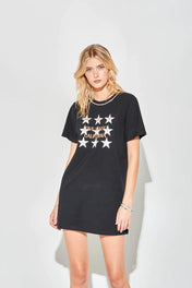 Maxi tshirt con stampa