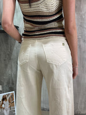 Pantalone in viscosa e Lino