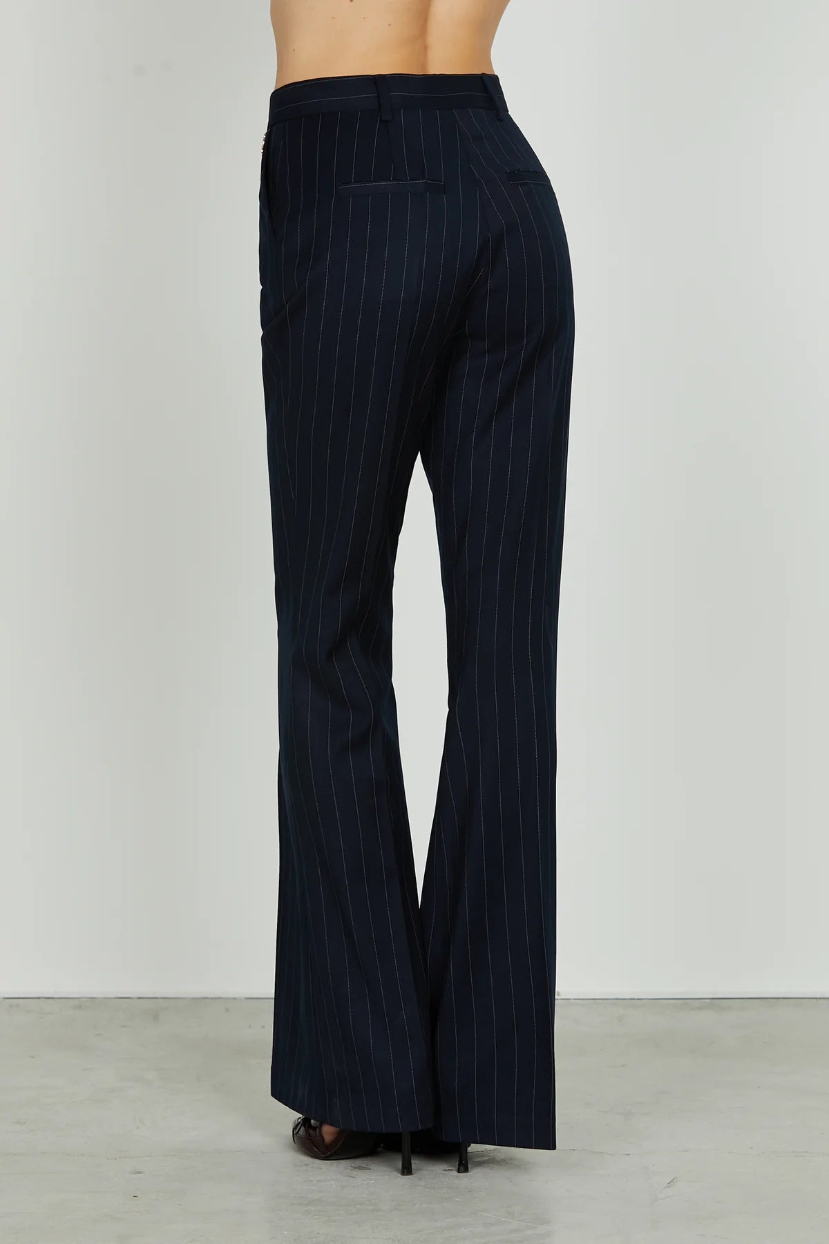 PANTALONE ZAMPA GESSATO