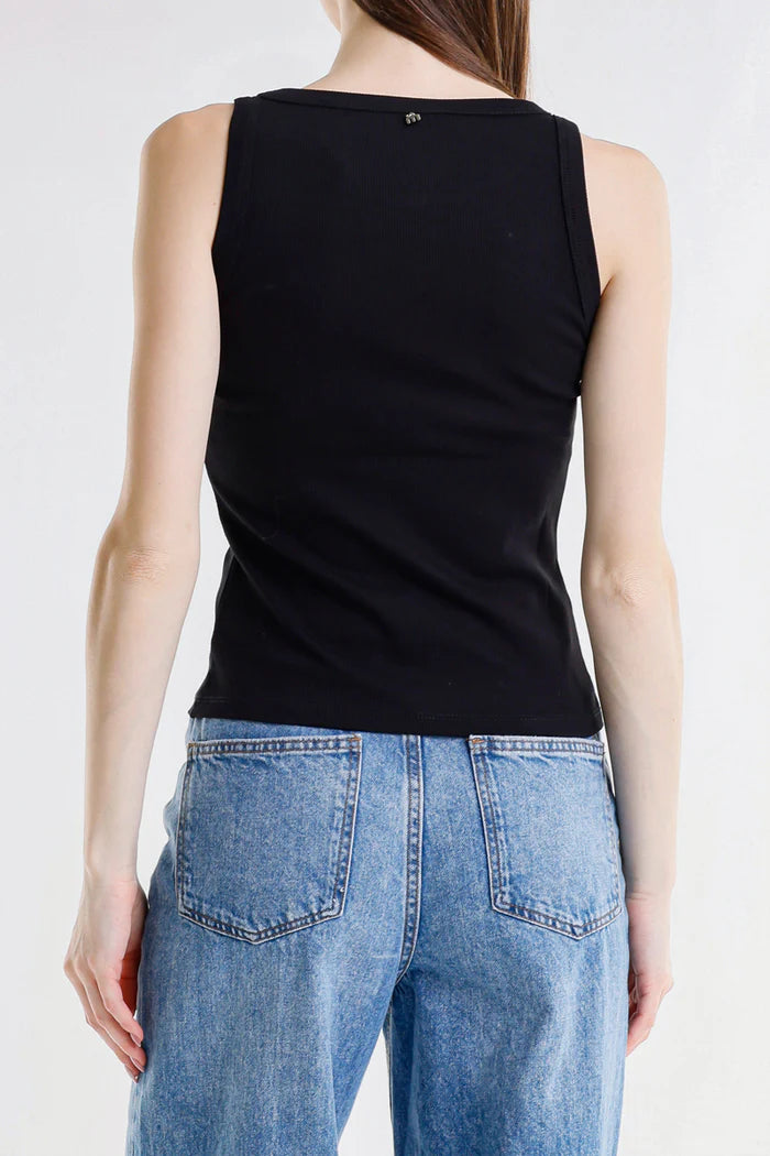 TOP CON STRASS