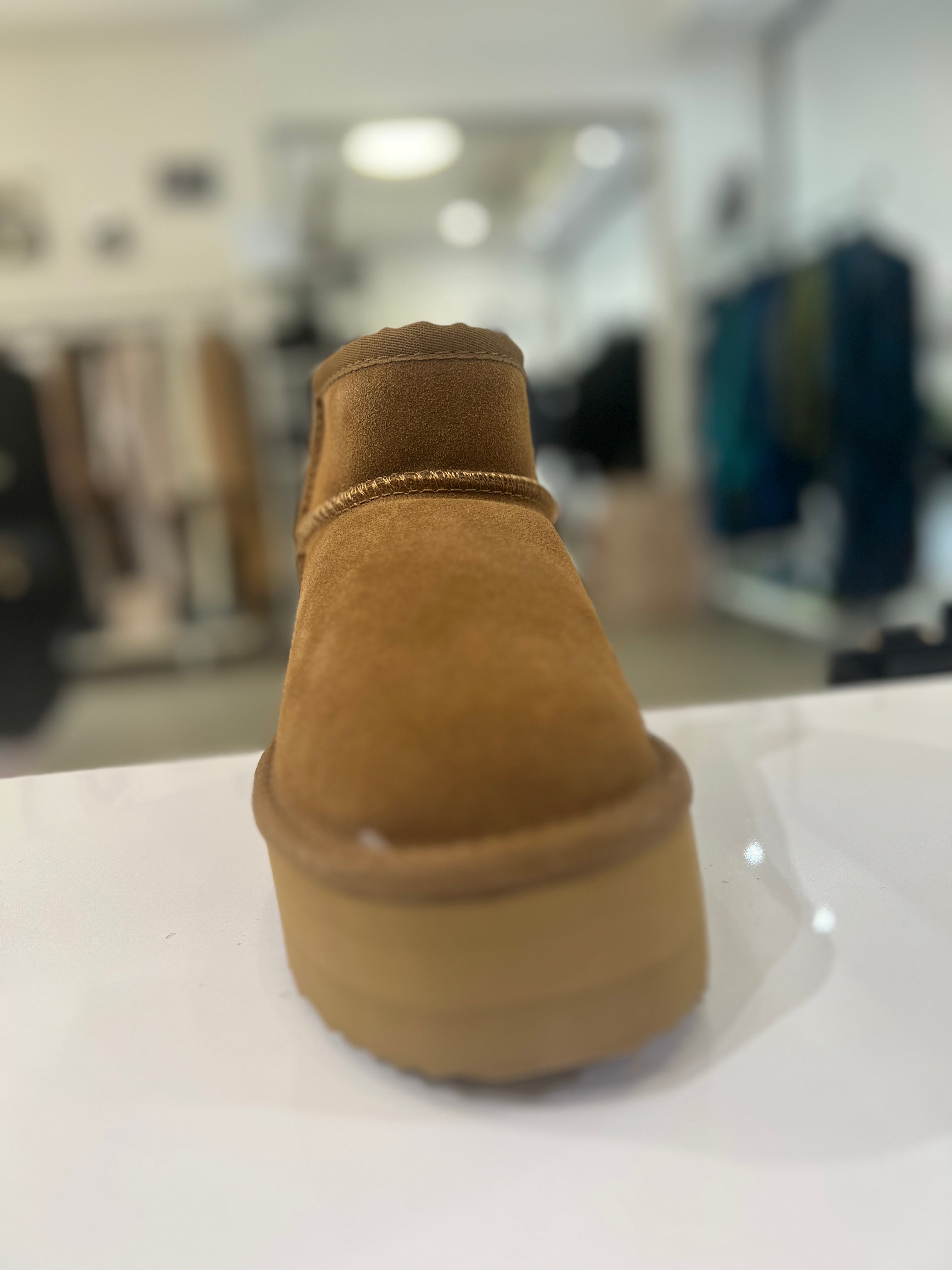 Stivaletto con pelliccia