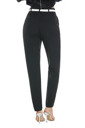 PANTALONI VITA ALTA CON PENCES
