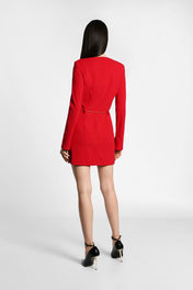 Mini abito con cut-out
